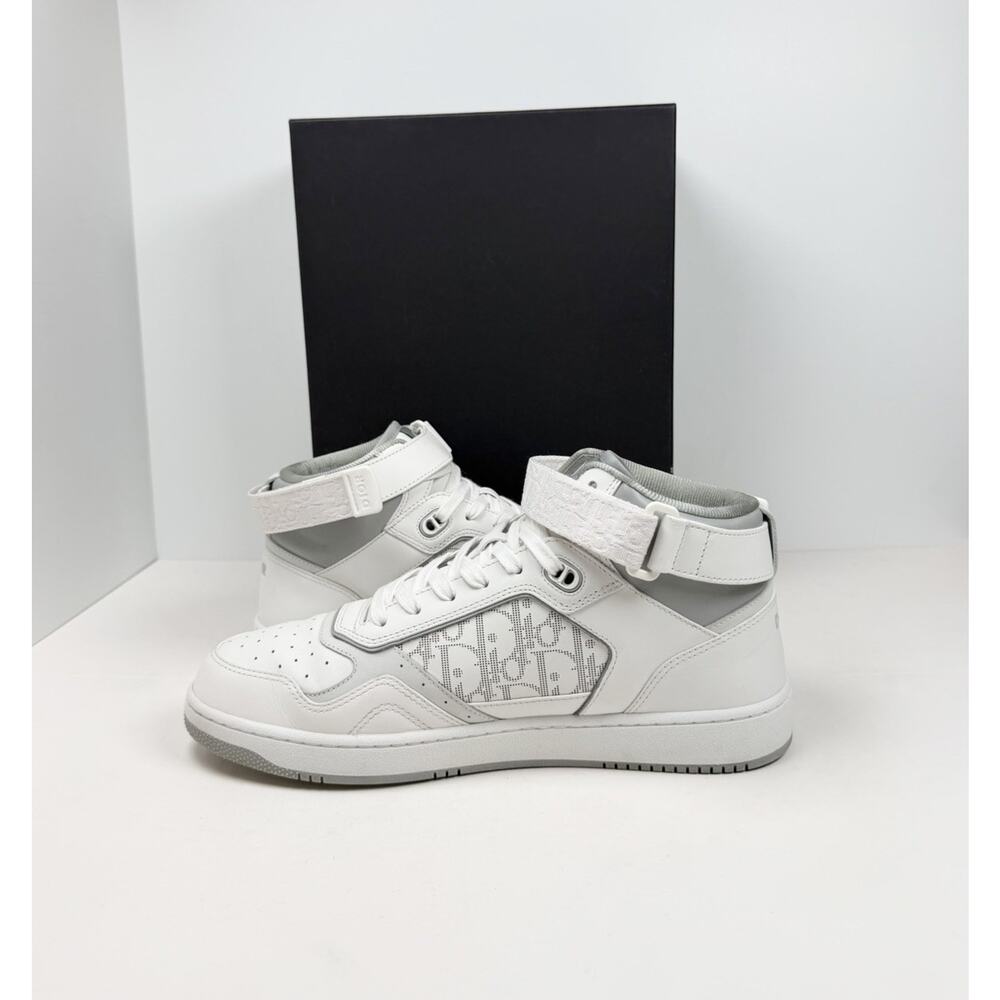 Size 45EU/12US - Dior B27 High Top Oblique White Sneakers🤍 Retail $1,250! - Picture 6 of 9
